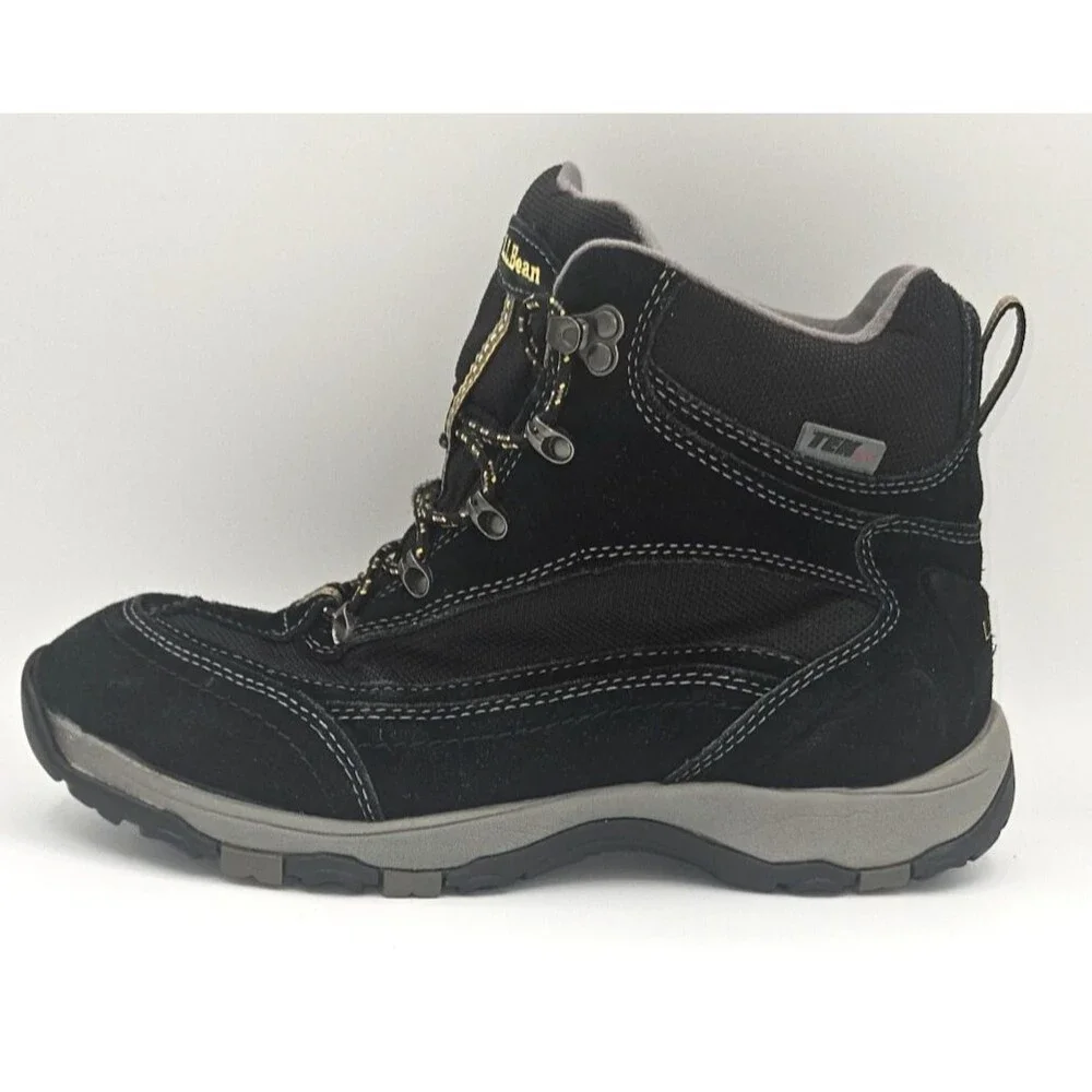 L.L.Bean Tek 2.5 Mens 10.5 Waterproof Primaloft Hiking Boots Black